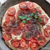 Ladenia - grecka pizza z pomidorami