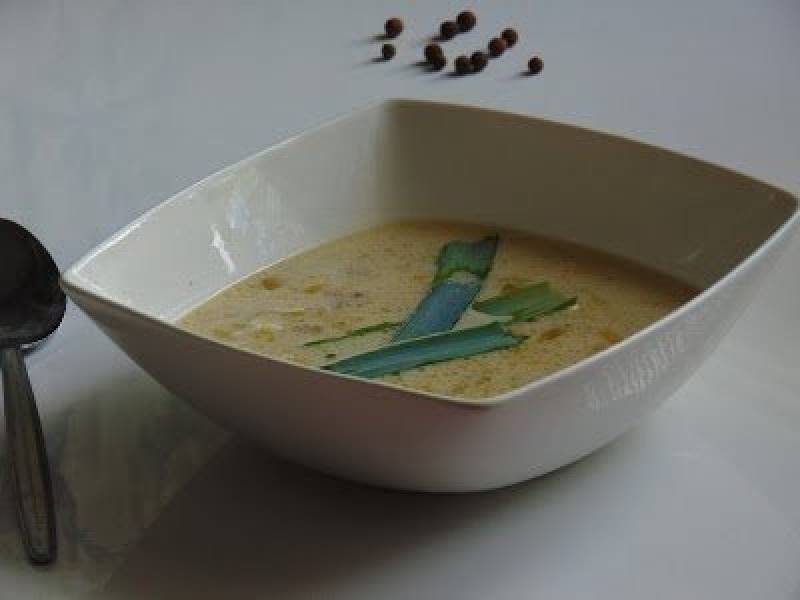 Käse-suppe mit Hackfleisch - zupa serowa z miesem mielonym