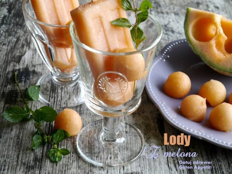 Lody sorbetowe z melona