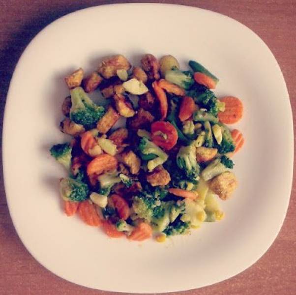 Obiad na szybko - kurczak z warzywami
