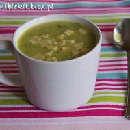 Kremowa zupa z brukselki i zielonej papryki