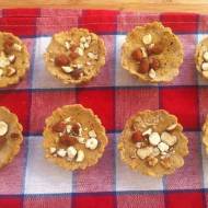 Muffiny kawowo orzechowe z ciecierzycy bez pieczenia, bezglutenowe, wegańskie
