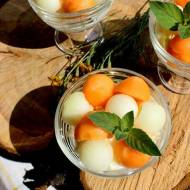 Kokosowo - grecki deser z melonem