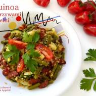 Quinoa z warzywami z patelni