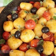 śródziemnomorska sałatka z ziemniaków
