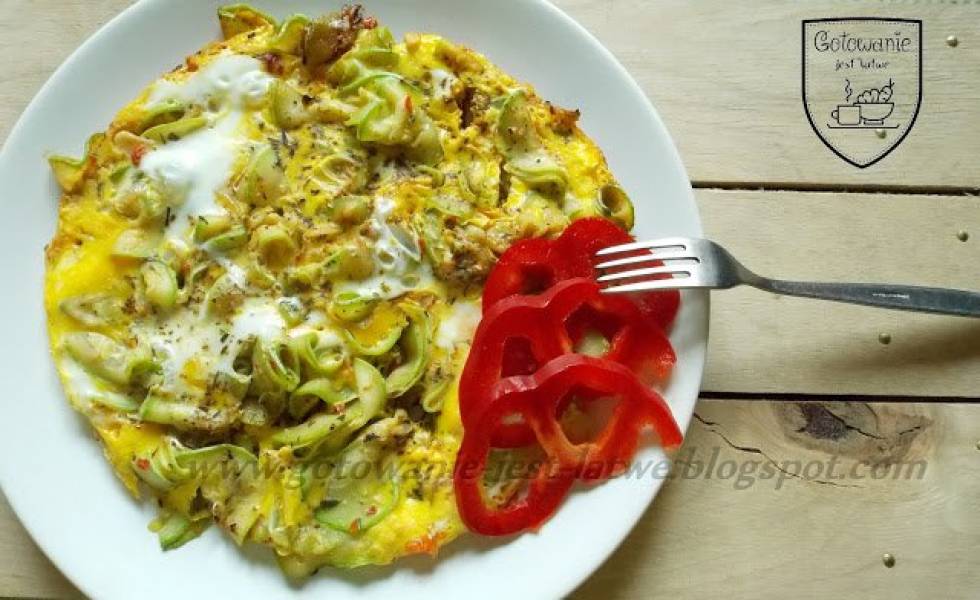 Omlet z cukinią