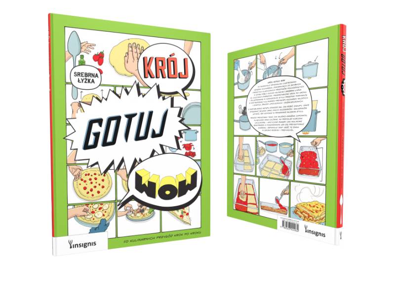 Polecane książki kucharskie: 50 przepisów klasyki włoskiej w formie komiksu czyli Krój, gotuj, wow!