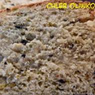 Chleb Oliwkowy, z posiekanymi oliwkami zielonymi i czarnymi, sss...