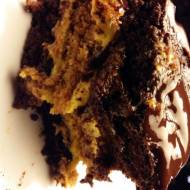 Tort czekoladowo-pomarańczowo-dyniowy