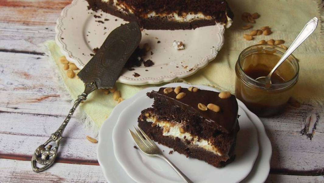 Ciasto czekoladowe ze słonym karmelem