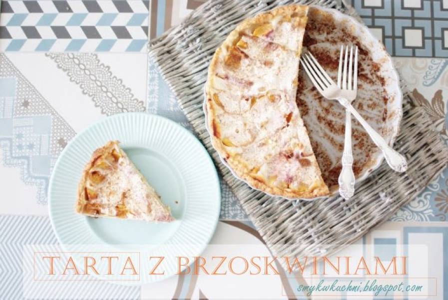 Tarta z brzoskwiniami! Bardzo łatwa!