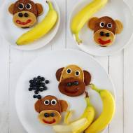 Placki pełnoziarniste z bananem (Małpie placki)
