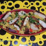 Marokańska sałatka z kuskusem i kurczakiem