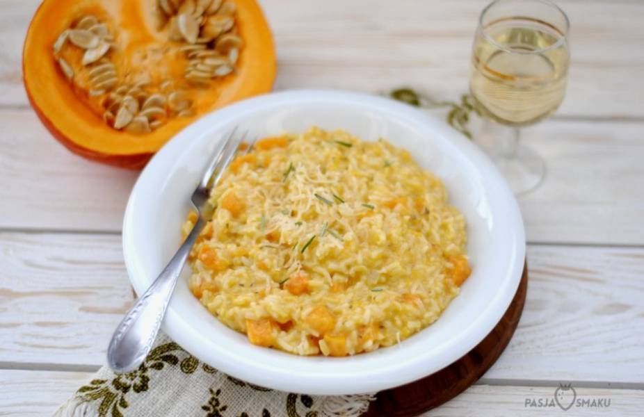 Risotto z dynią