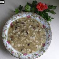 Gęsta zupa z prawdziwków bez mąki
