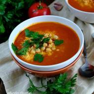 Marokańska zupa pomidorowa na zdrowy lunch