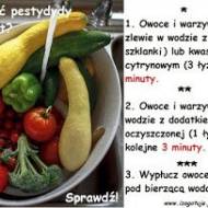 Jak usunąć groźne pestycydy z owoców i warzyw w 10 minut?