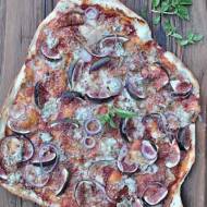 Pizza bezglutenowa z figami i gorgonzolą