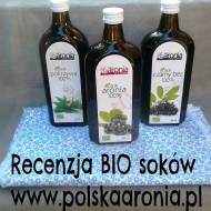 Recenzja Bio soków - polskaaronia.pl