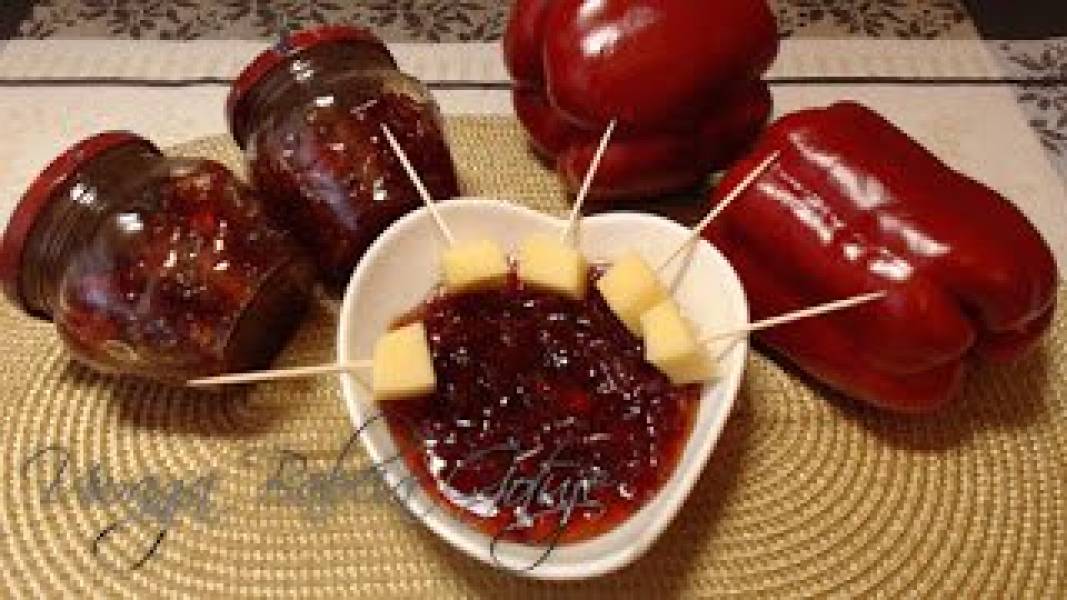 Dżem z Papryki – jako dodatek do serów i mięs