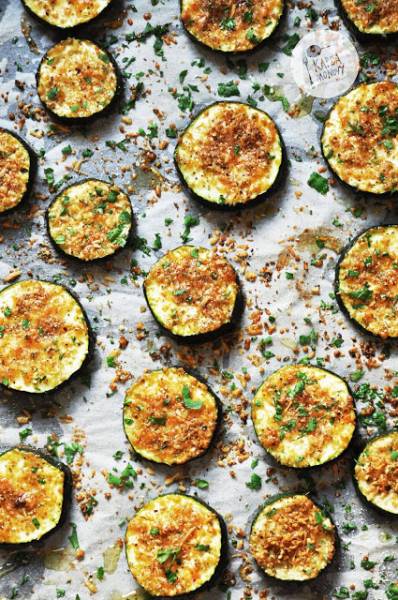 Pieczona cukinia z parmezanem