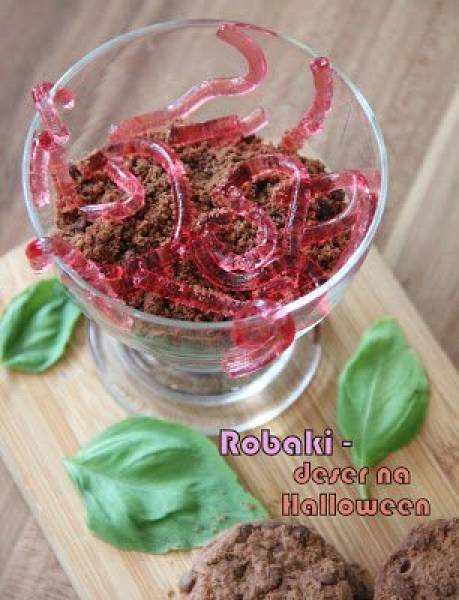 Robaki - deser na Halloween