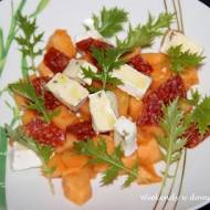 Melon z chorizo i brie