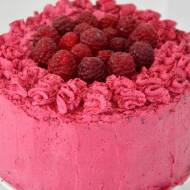 Raspberry hibiscus cake