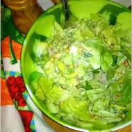 Zielona sałatka z kiełkami - szybka i zdrowa