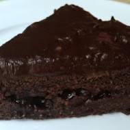 Ciasto czekoladowe z czekoladą :) bez laktozy, bez mąki pszennej