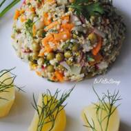 Najlepsza na odporność - sałatka warzywna z ekologiczną komosą ryżową i kalarepą (wegańska)