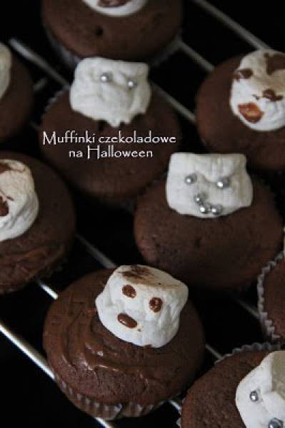 Muffinki czekoladowe na Halloween