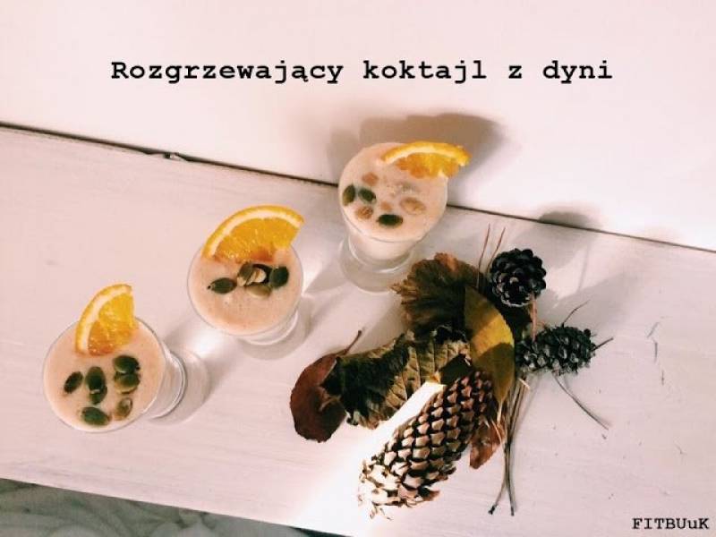 Rozgrzewający koktajl z dyni