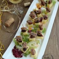 Koreczki serowe z oliwkami i sardelami