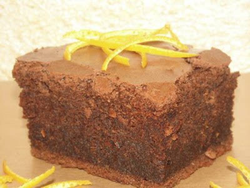 Brownie pomarańczowe