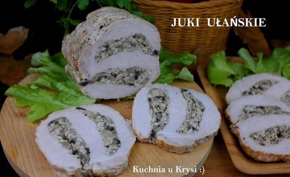 Juki ułańskie, czyli kieszonki schabowe z farszem