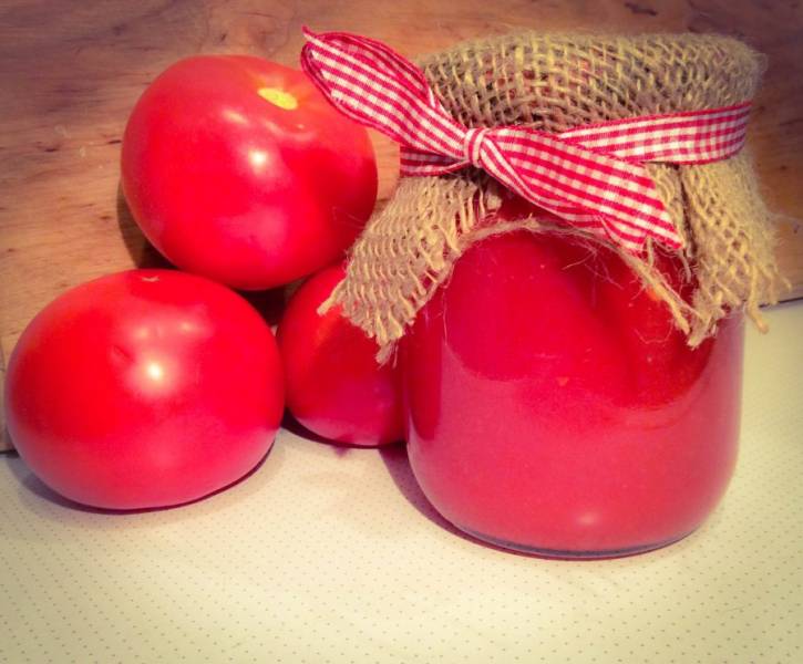 Homemade przecier pomidorowy