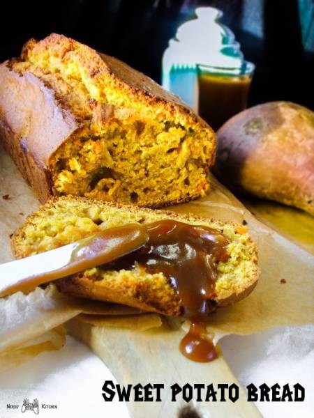 SWEET POTATO BREAD – WORLD OF WARCRAFT – ciasto ze słodkich ziemniaków z solonym karmelem
