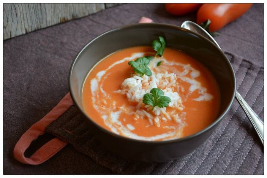 Zupa pomidorowa z mlekiem kokosowym i ryzem czyli Zupowy Wtorek odc.72