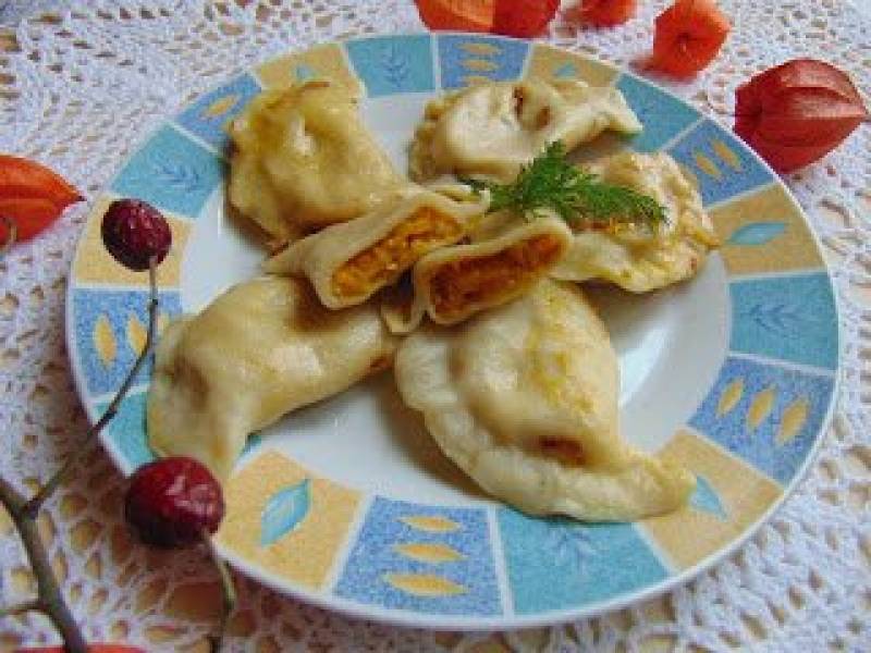 Pierogi z dynią.