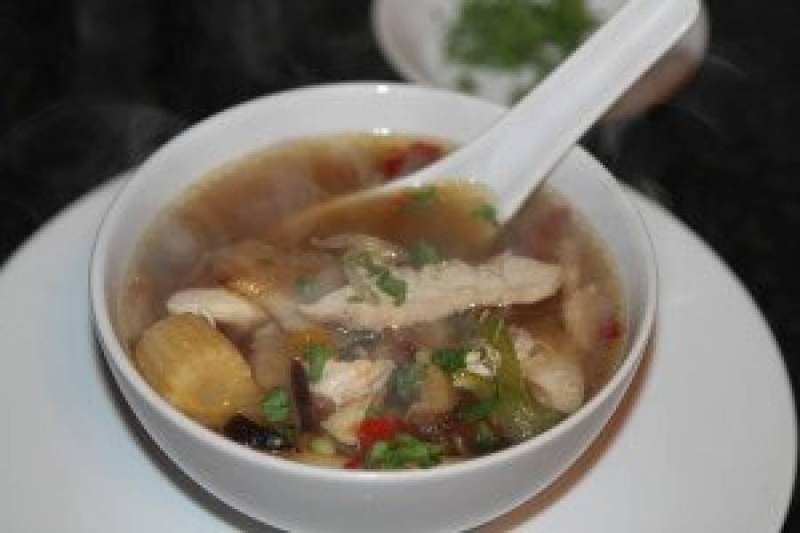 Zupa chińska z kurczakiem