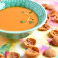 Aromatyczna zupa pomidorowa na wywarze drobiowym z szybkowaru