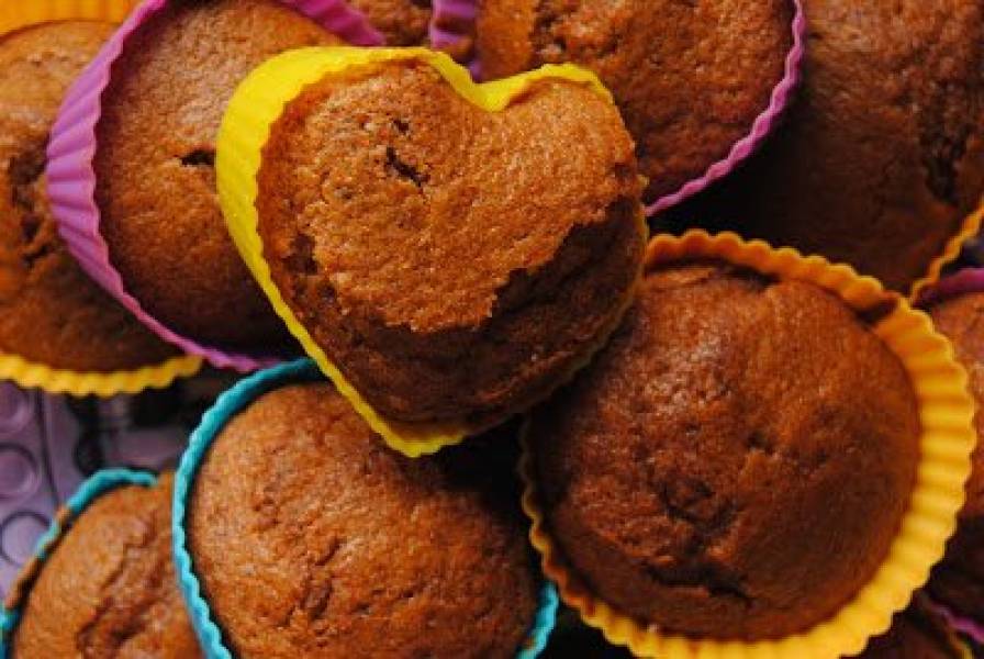 Muffinki delikatnie bananowe