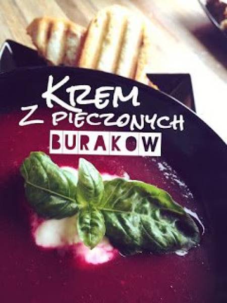 Krem z pieczonych buraków