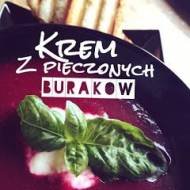 Krem z pieczonych buraków