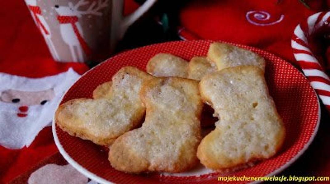Ciasteczka maślane z cukrem - dla Świętego Mikołaja ;)