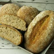 Chleb pszenno – orkiszowy z płatkami żytnimi i owsianymi