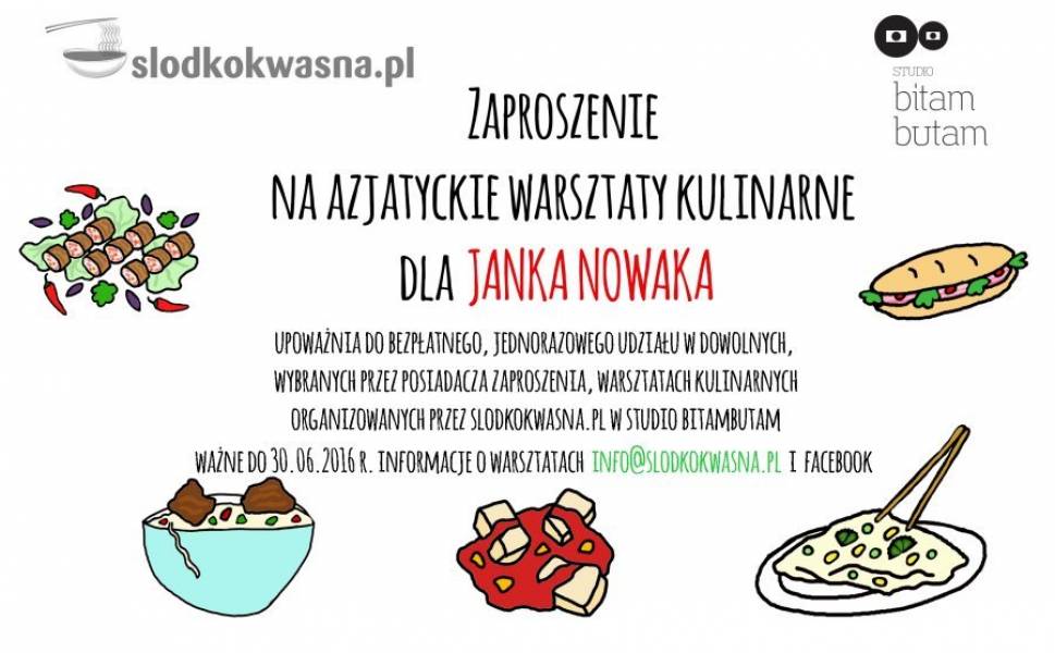 Prezent voucher warsztatowy od slodkokwasna.pl