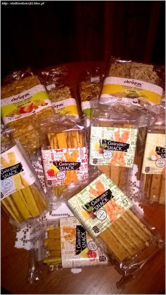 Wesołe chrupanie z Piekarnią Galicyjską. Wspaniały Galicyjski SNACK w czterech smakach.