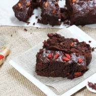 Brownie z owocami goi